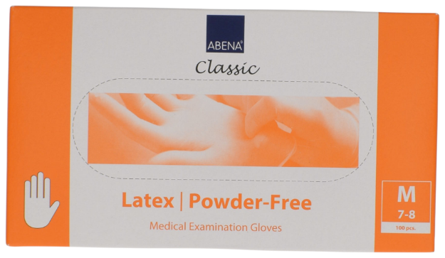 Billede af Latex handsker pudderfriMedium